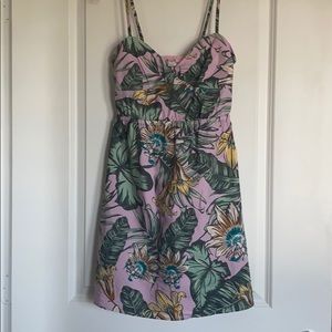 J Crew Floral Print Summer Dress